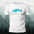 Gorgeous Night View Print Natural Style Breathable T-Shirt White