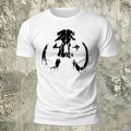Lung Silhouette Print Cotton Crew-Neck T-Shirt