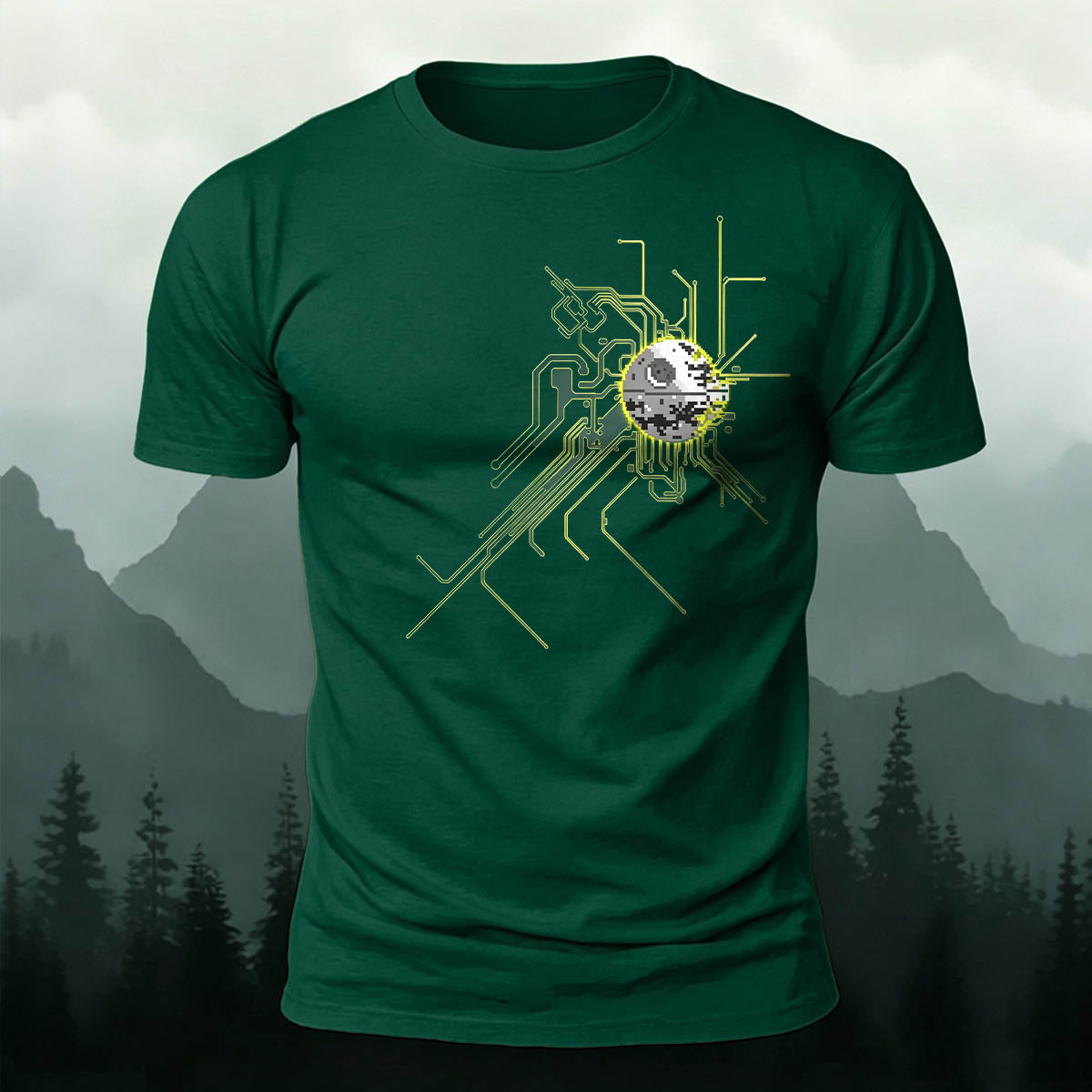 Artistic Linear Personalized Casual Skin-friendly T-shirt