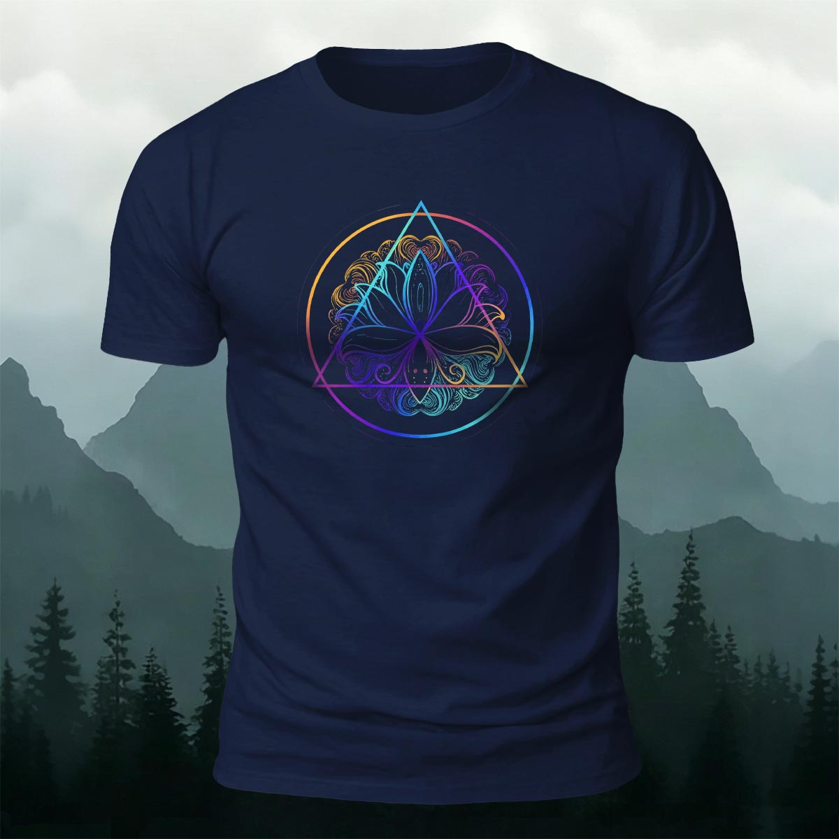 Colorful Pattern Fashion Casual Soft Cotton T-Shirt