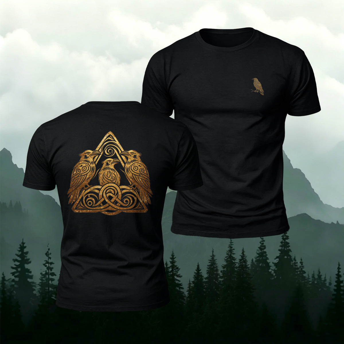 Simple Bird Graphic Casual Outdoor Breathable Tee