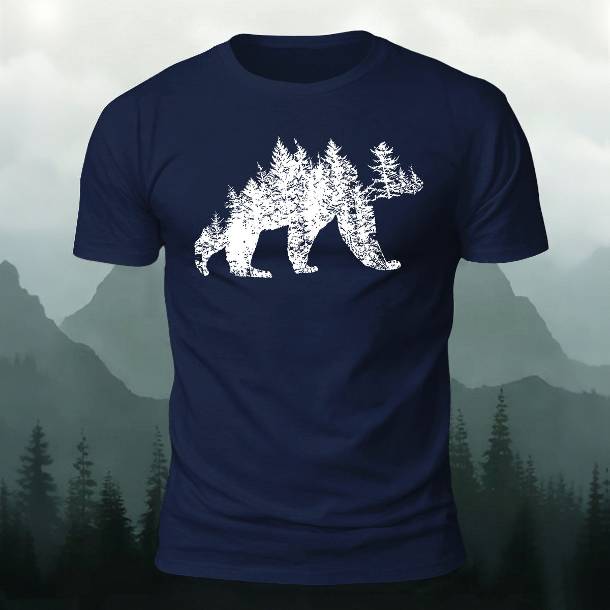 Artistic Dinosaur Illustration Premium Cotton Casual T-Shirt