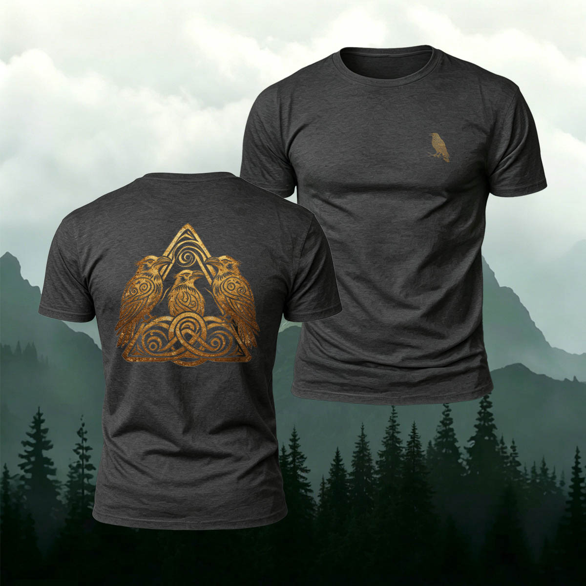 Simple Bird Graphic Casual Outdoor Breathable Tee