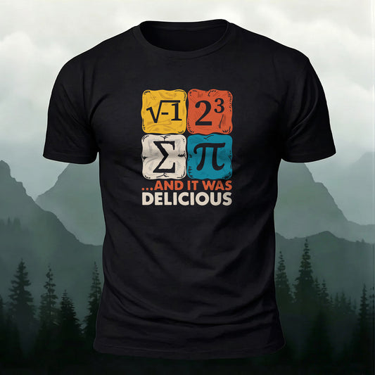 Premium Cotton It Was Delicious Printed T-Shirt