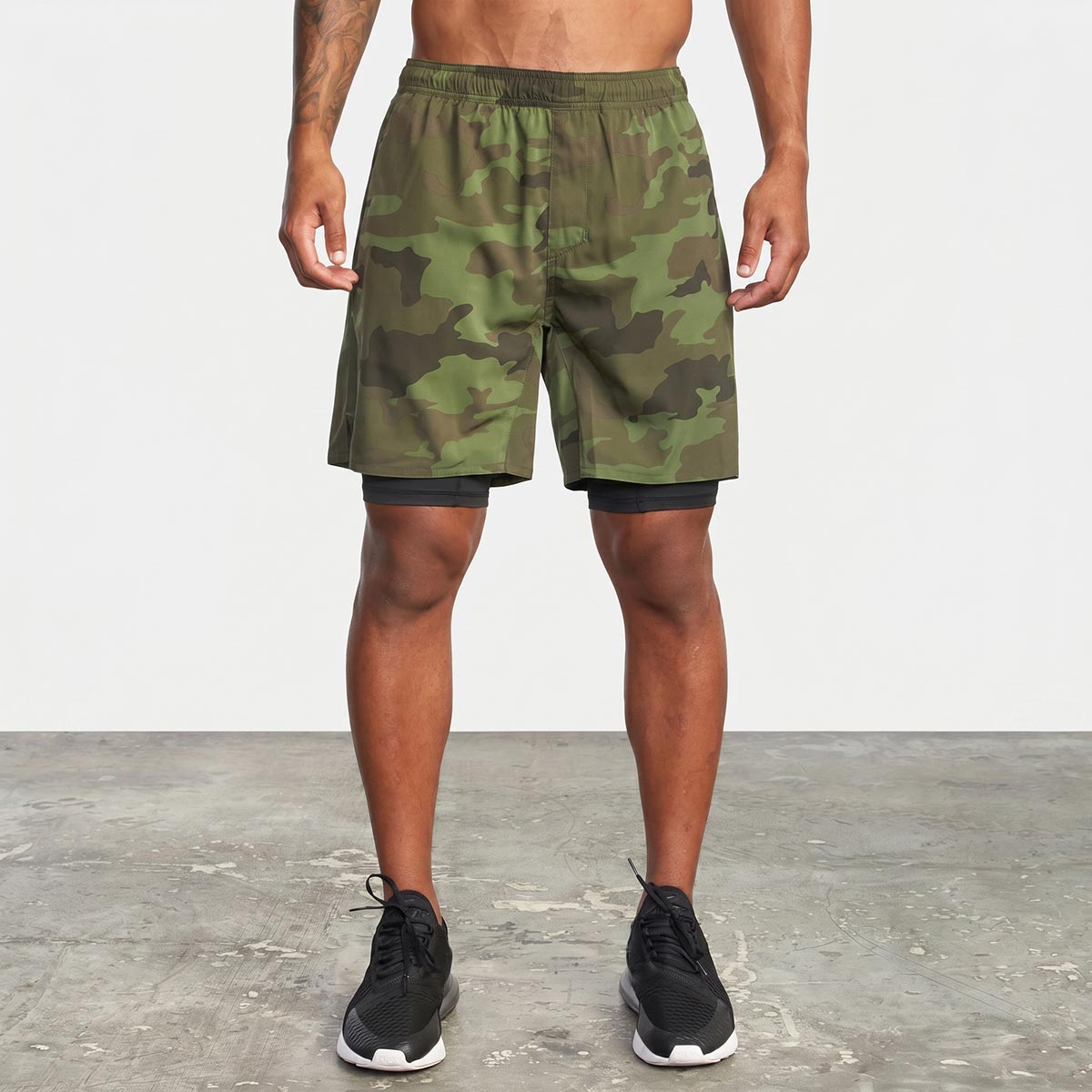 Sporty Casual Double-Layer Basketball Shorts