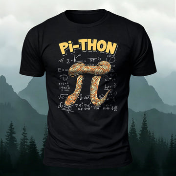 Premium Cotton Pi-Thon Printed T-Shirt