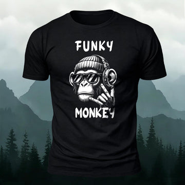 Funky Monkey Printed Short Sleeve T-Shirt