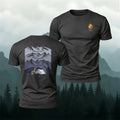 Camping Fire Graphic Casual Skin Friendly T-Shirt