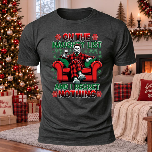 I Regret Nothing Printed Casual Short Sleeve T-Shirt