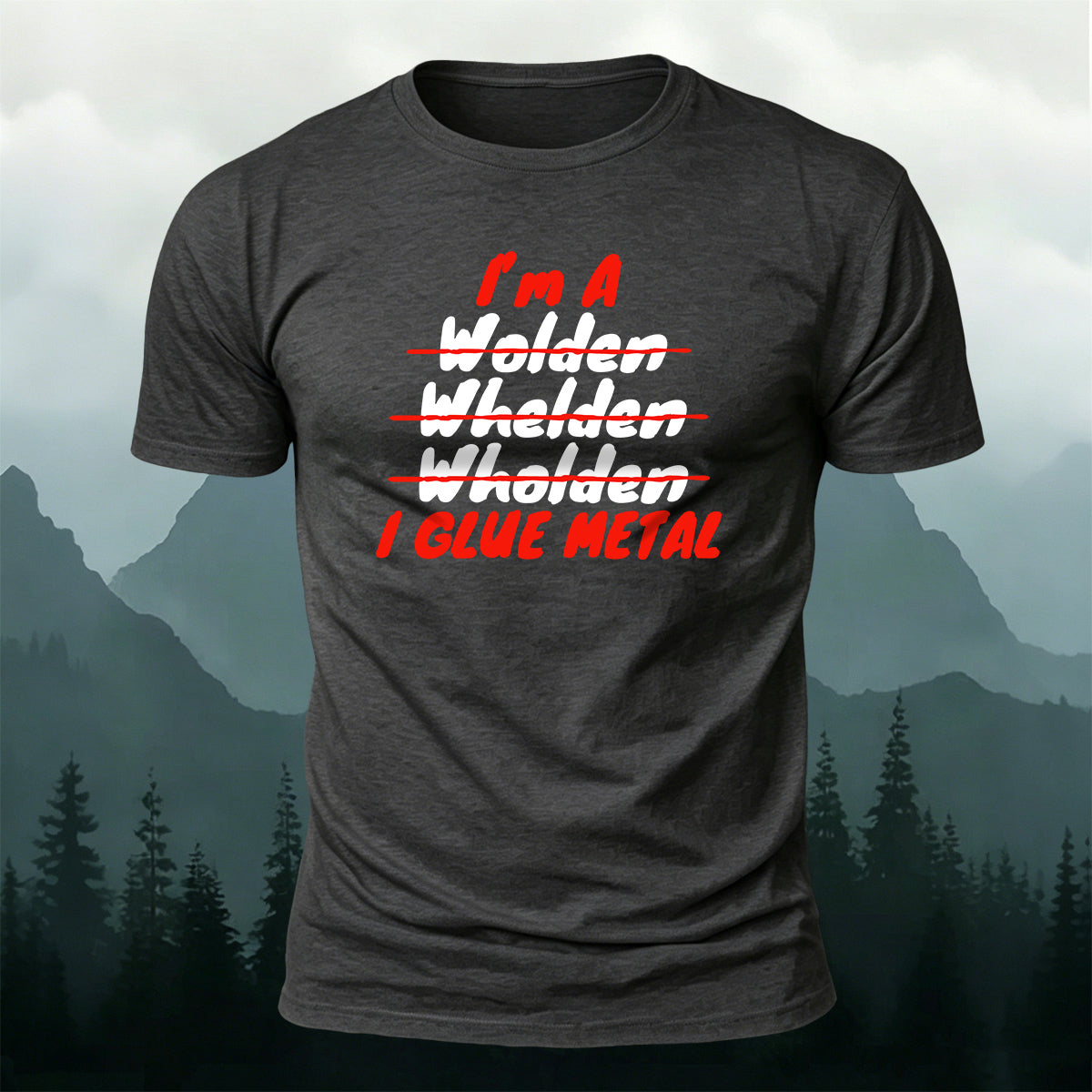 Cotton Wage Worker Welder Fun Slogan Casual Tee