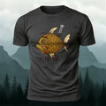 Clownfish Submarine Print Casual Cotton T-Shirt