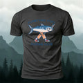 Fishing Club Printed Casual Versatile Cotton T-Shirt
