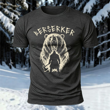 Viking Berserker Printed Short Sleeve T-Shirt