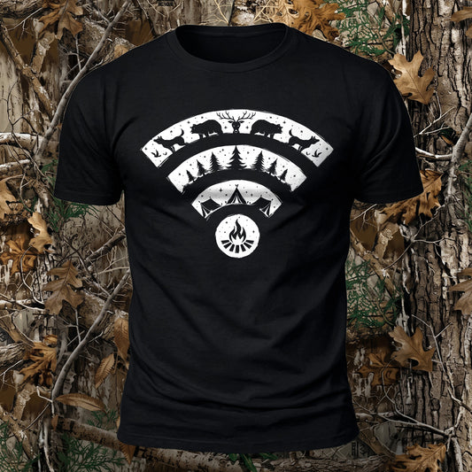 Forest WIFI Printed Short Sleeve T-Shirt