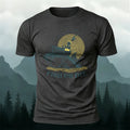 Fish Or Die Printed Casual Cotton T-Shirt