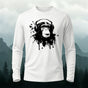 Gorilla Headphones Print Long-Sleeve T-Shirt