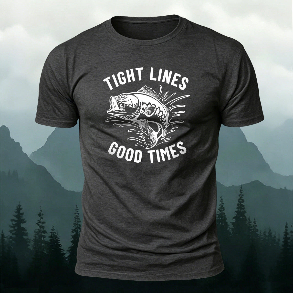 Premium Cotton Enjoy Fishing Outdoor Leisure T-Shirt