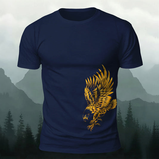 DTG Golden Eagle Printed Short Sleeve T-Shirt