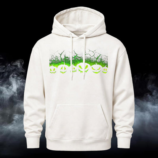 Halloween Burning Pumpkin Printed Casual Hoodie Sweatershirt