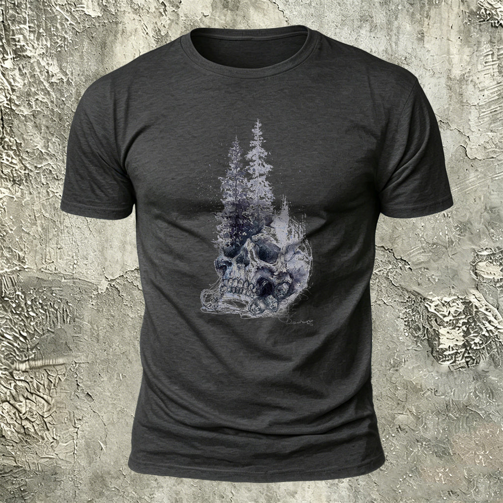 Creative Skull Graphic Casual Premium Cotton T-Shirt