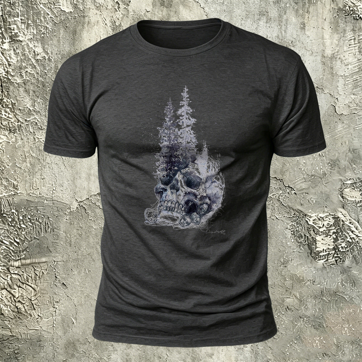 Creative Skull Graphic Casual Premium Cotton T-Shirt