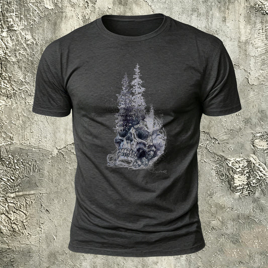 Creative Skull Graphic Casual Premium Cotton T-Shirt