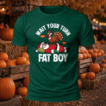 Wait Your Turn Printed Short Sleeve T-Shirt