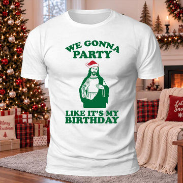 Like It's My Birthday Printed Casual Short Sleeve T-Shirt