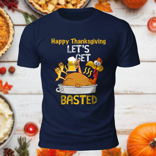 Let's Get Basted Printed Short Sleeve T-Shirt