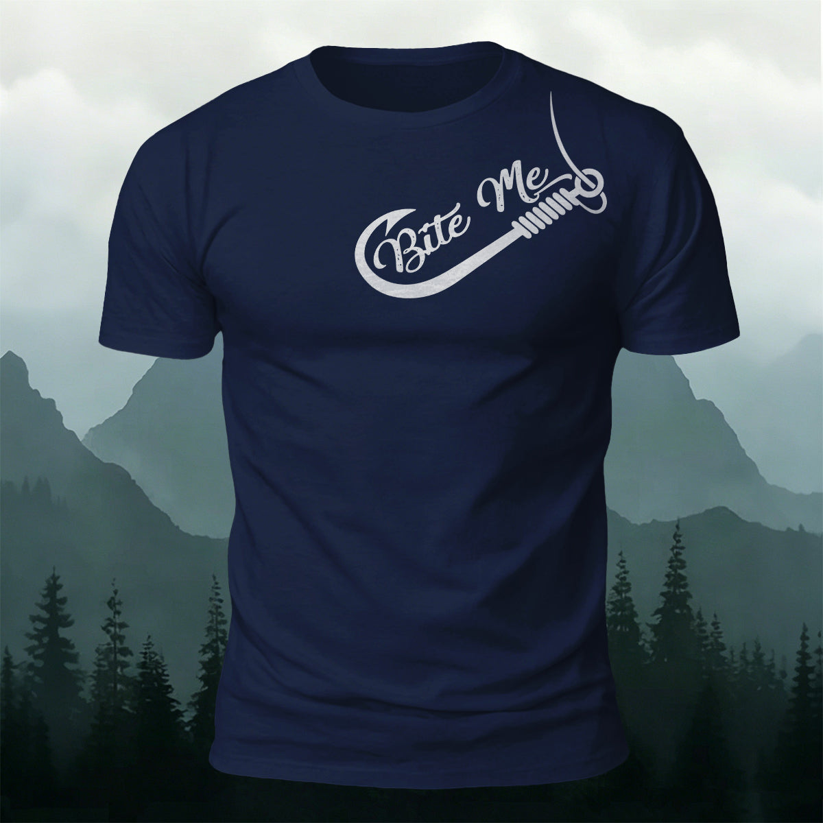 Scimitar Silhouette Print Versatile 100% Cotton T-Shirt