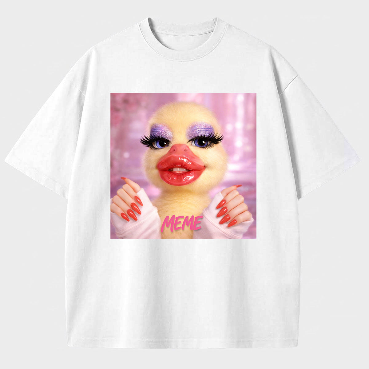 Meme I'am Very Beautiful Cotton Printed T-Shirt