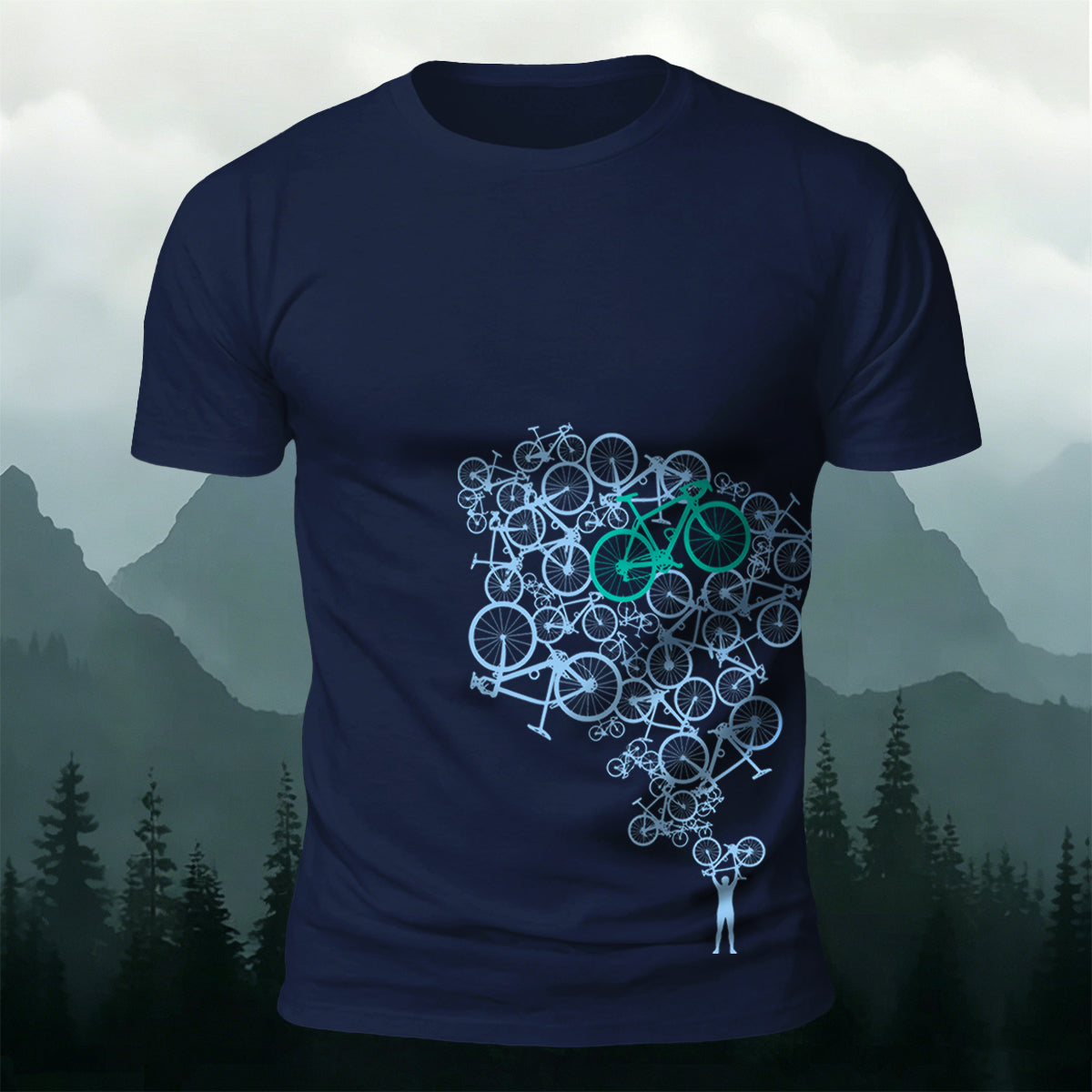 Cycling Graphic Trend Casual Breathable T-Shirt