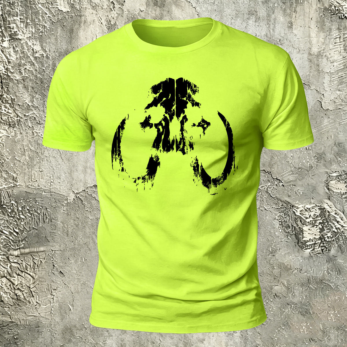 Lung Silhouette Print Cotton Crew-Neck T-Shirt