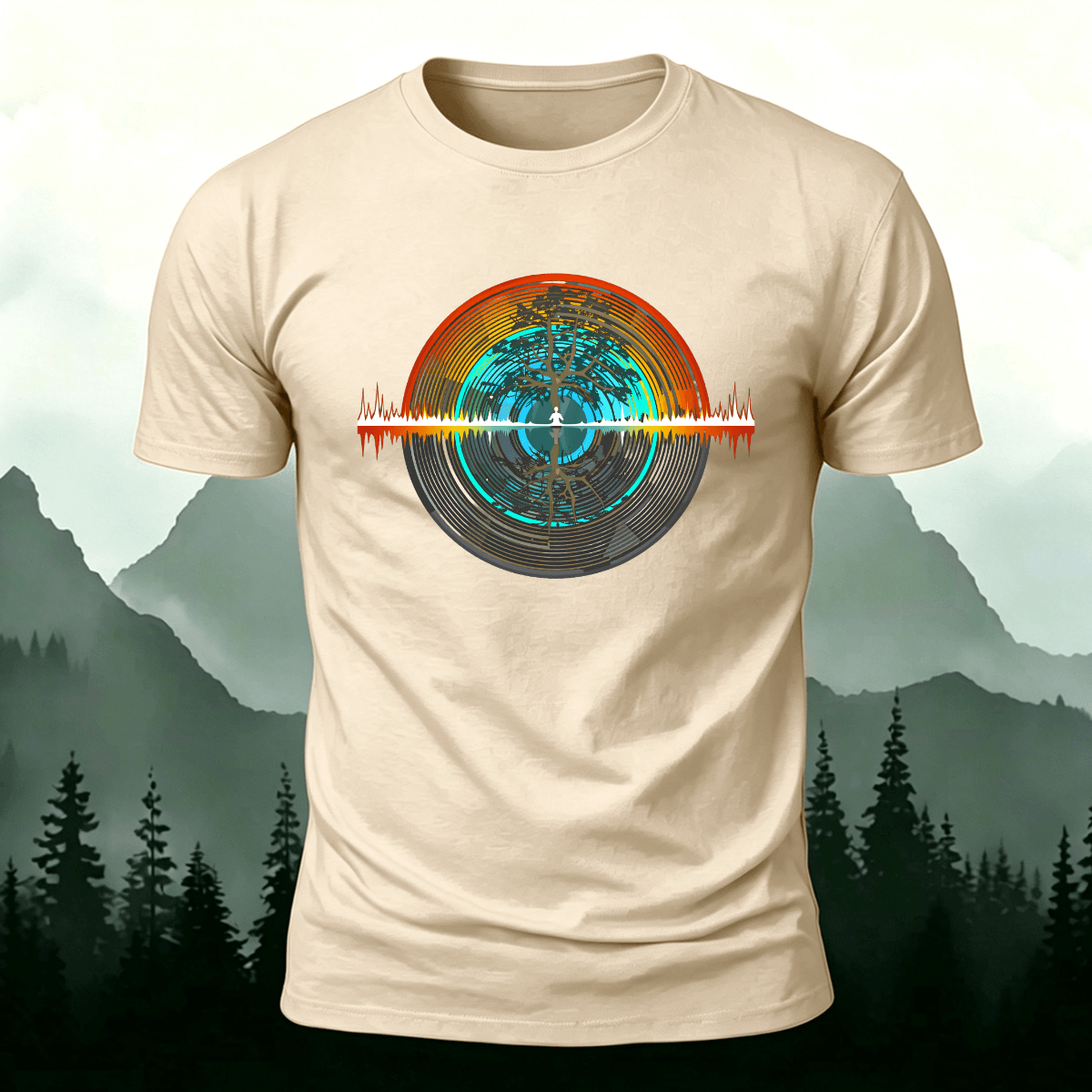 Video Tape Print Premium Cotton Casual Tee