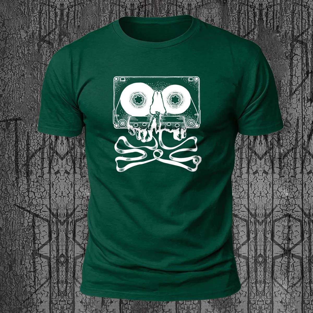 Skull Artistic Printed Trendy 100% Cotton T-Shirt