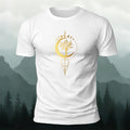 Forest Moon Art Print Casual Cotton T-Shirt