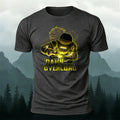 Combed Cotton Screen-Printed Casual Versatile T-Shirt