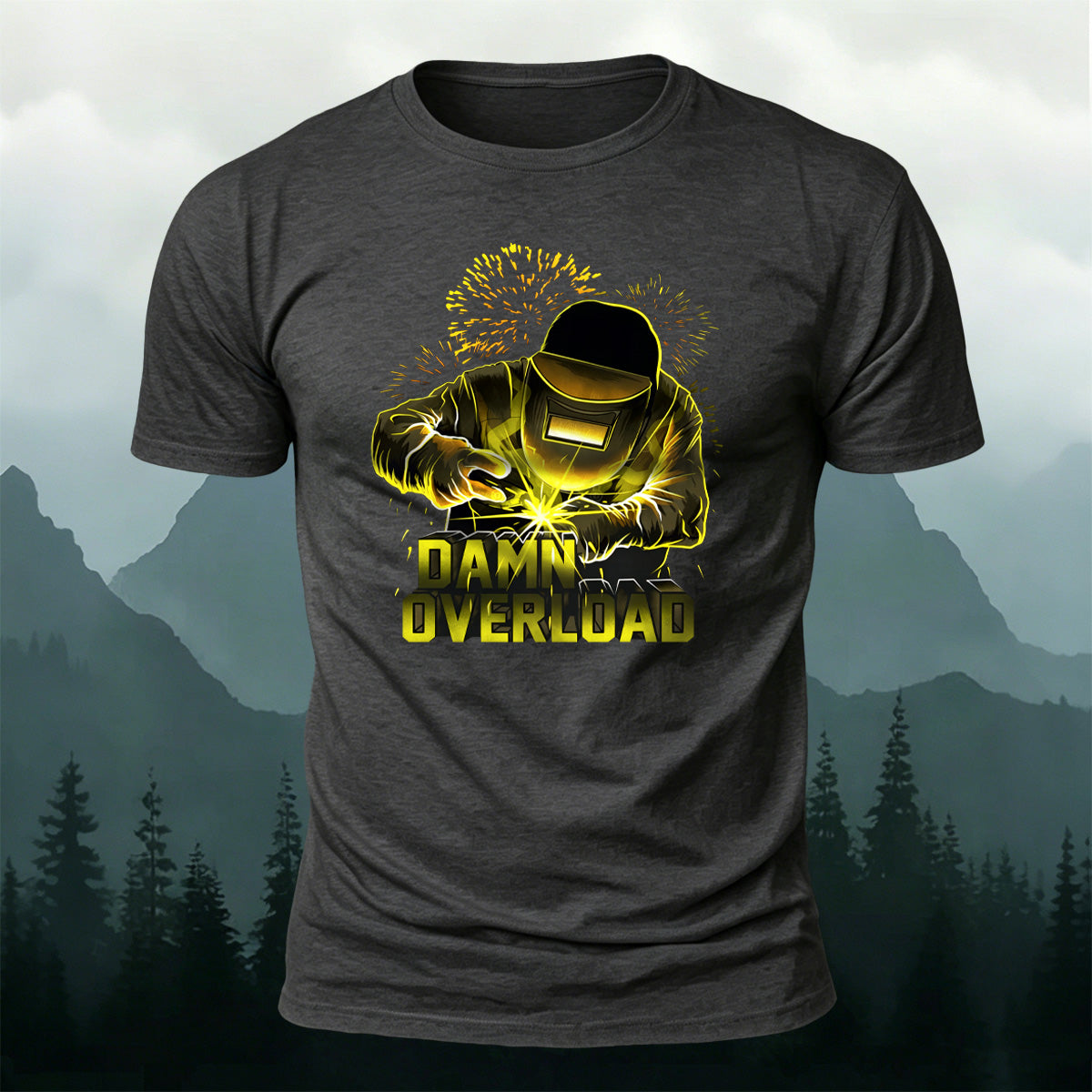 Combed Cotton Screen-Printed Casual Versatile T-Shirt