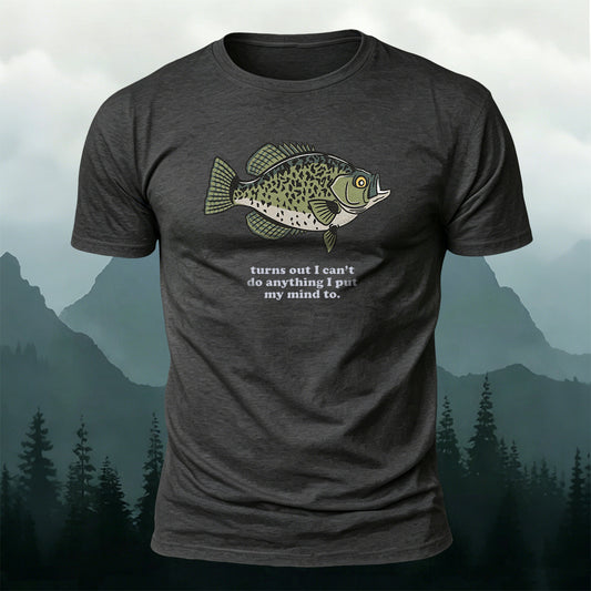 Cotton Cartoon Sunfish Print Casual Outdoor T-Shirt