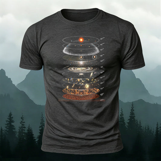 Soft Cotton Astronomy Space Print T-Shirt