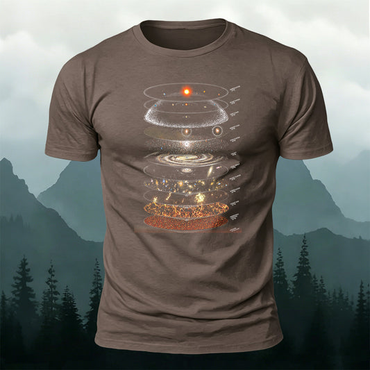Soft Cotton Astronomy Space Print T-Shirt