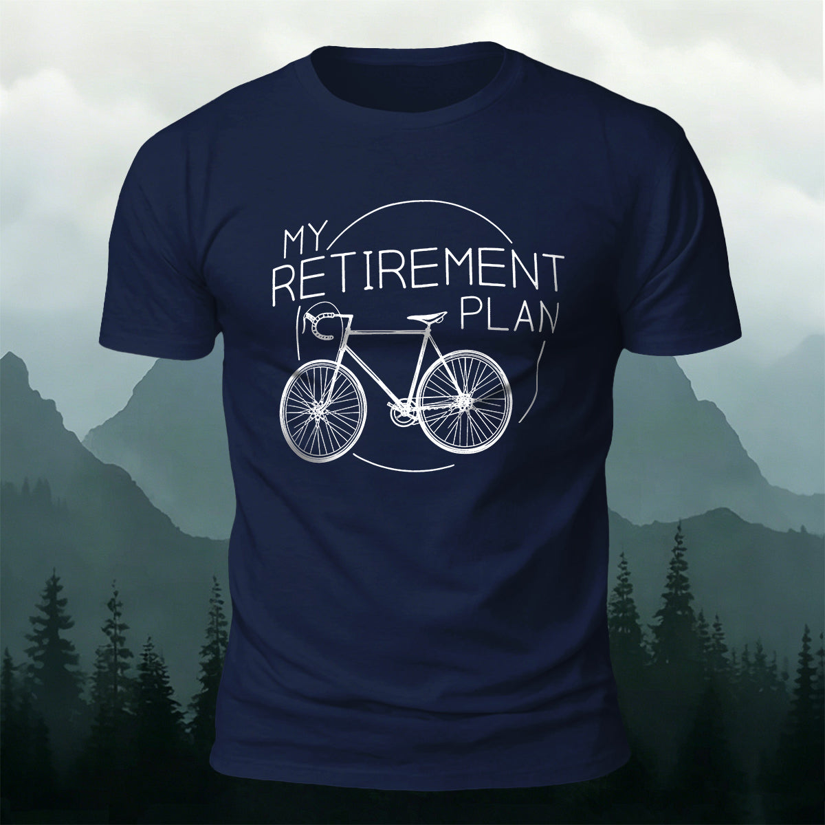 Cycling Plan Printed Casual Breathable T-Shirt