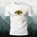 Cool Artistic Eyes Premium Cotton Casual T-shirt White