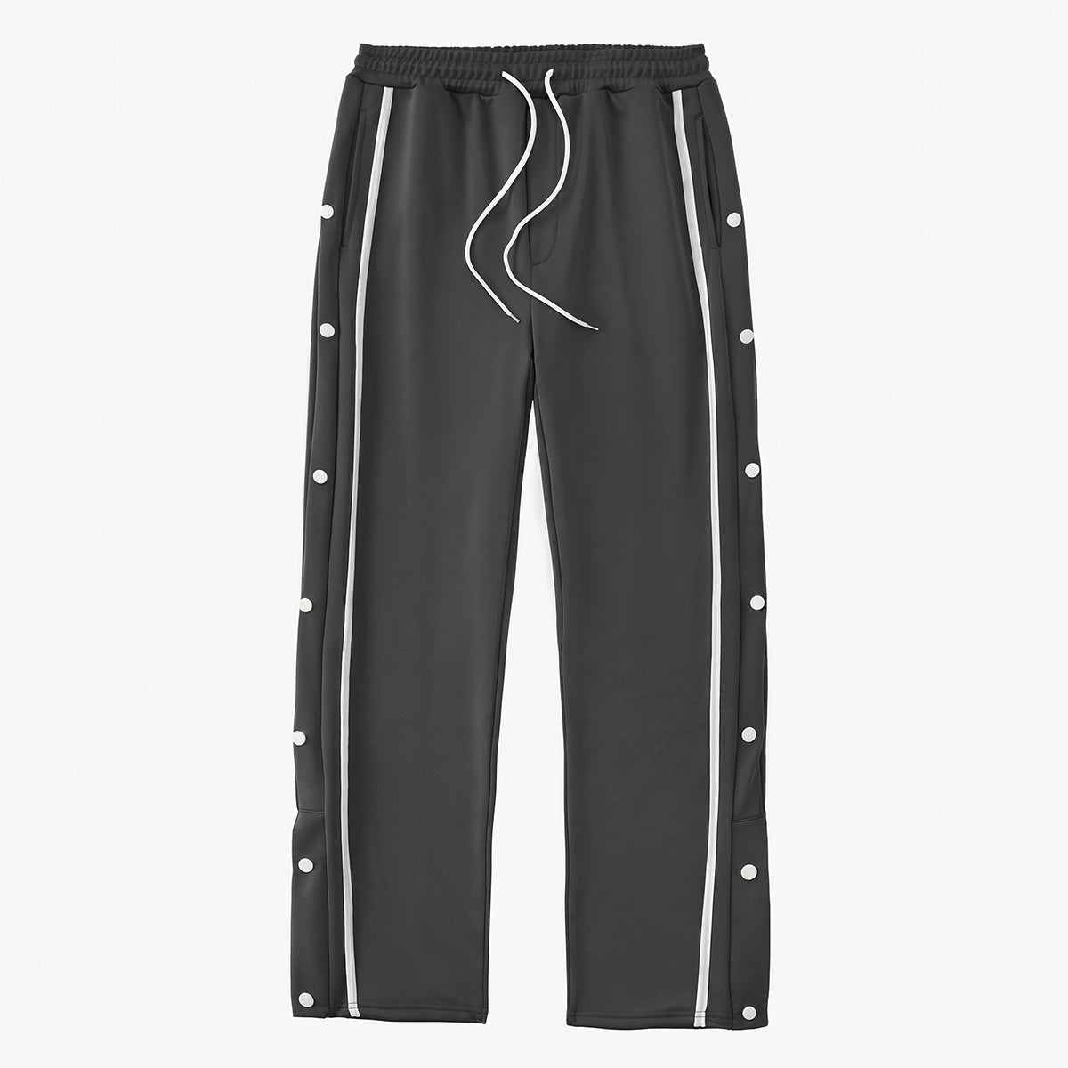 Buttoned Trendy Trend Retro Casual Jogger Pants