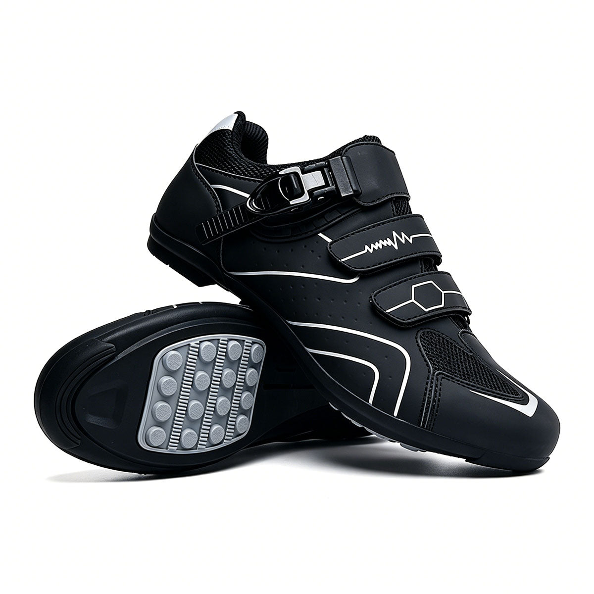 Rigid Soles Men's and Women's Road Cycling Shoes
