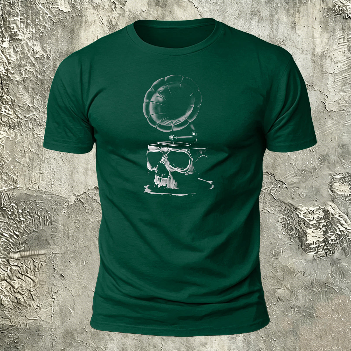 Vintage Music Print Casual Premium Cotton T-Shirt
