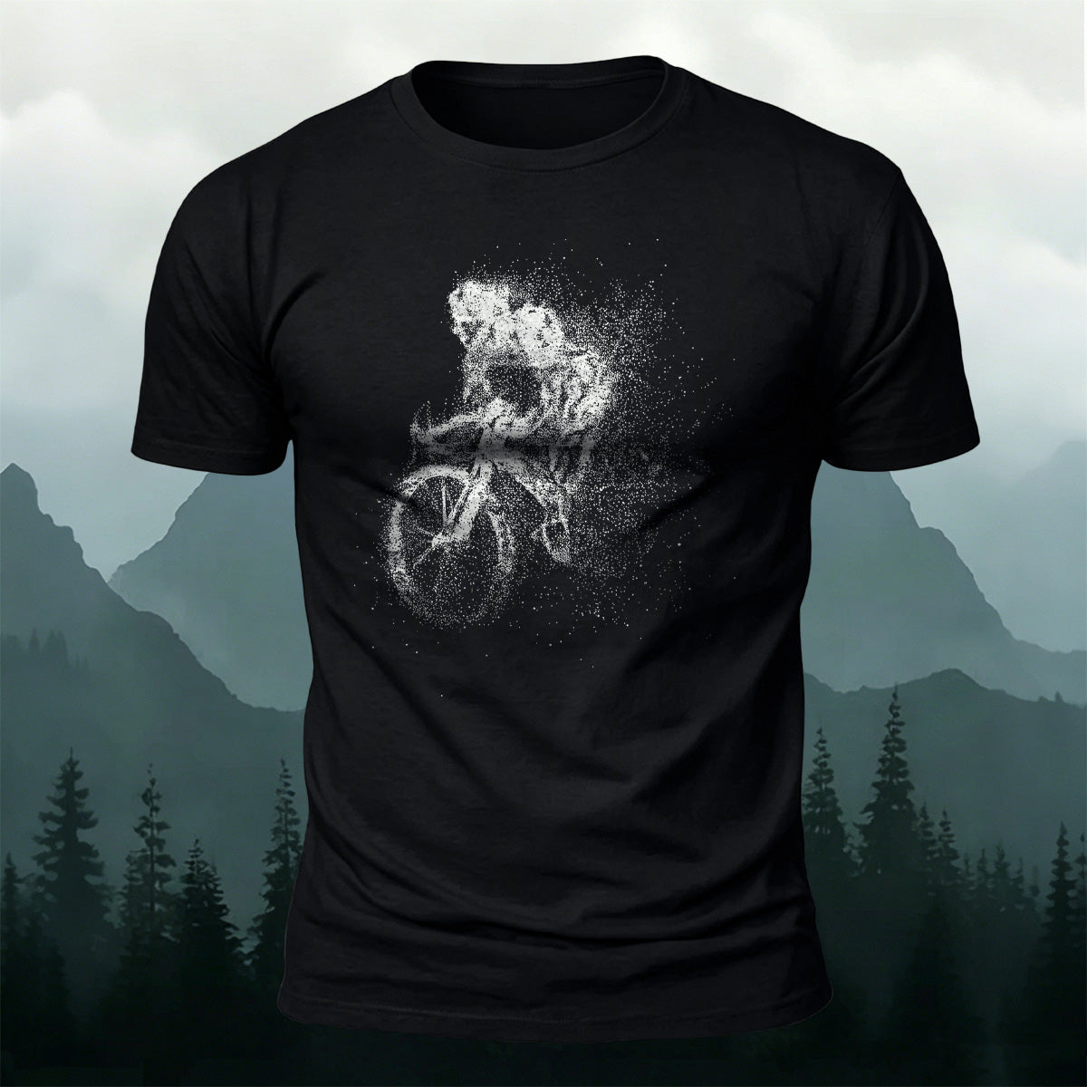 Cycling Graphic Casual Breathable Material T-Shirt