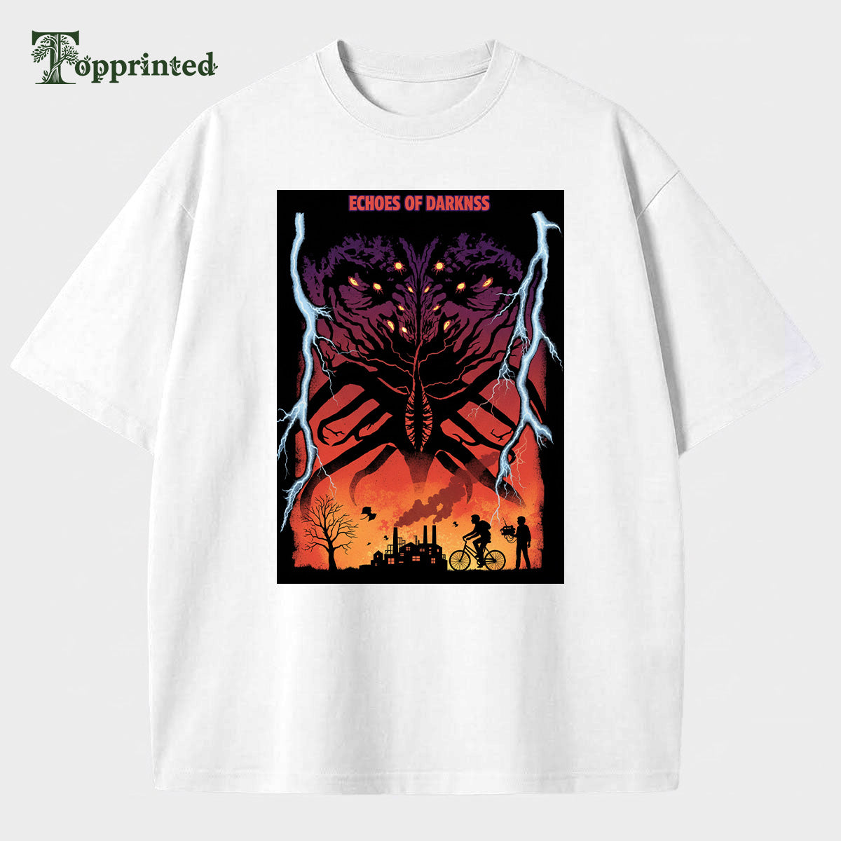 Echoes of Darkness Casual Cotton T-shirt