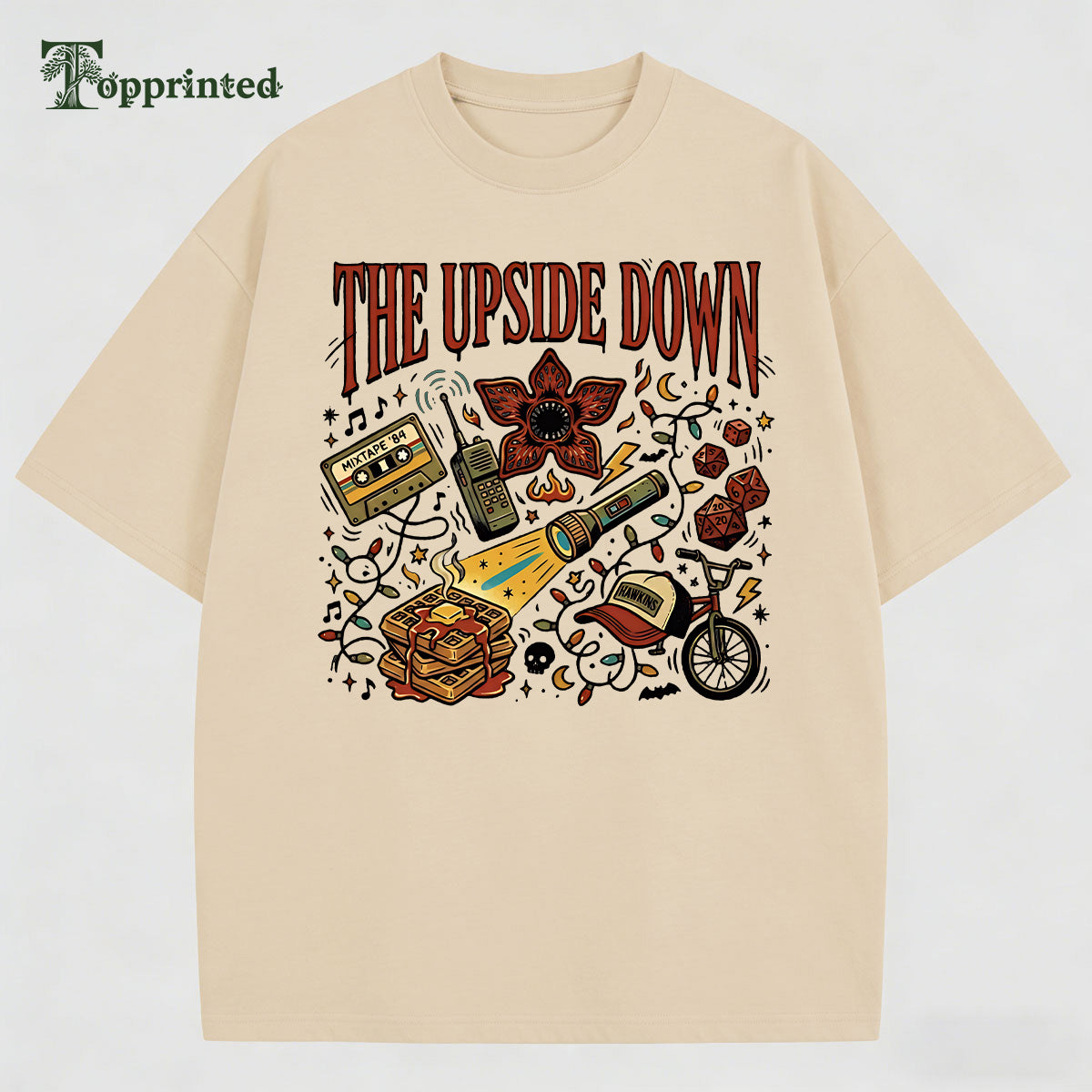 Stranger Things The Upside Down Casual T-shirt