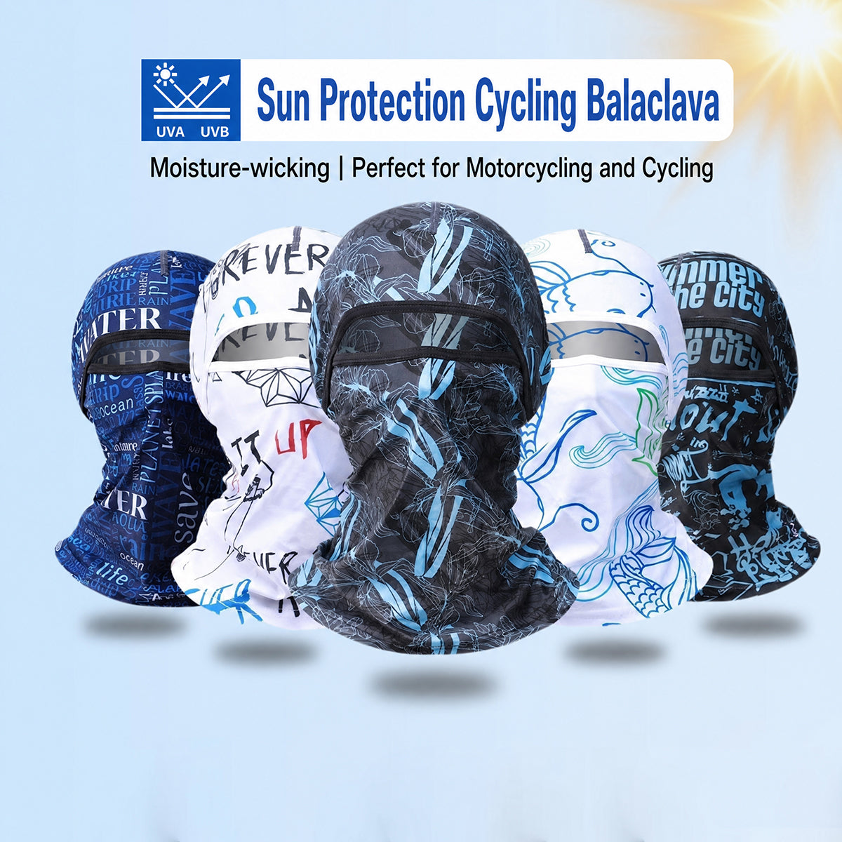 Sun-Protective Cycling Ice-Silk Summer Outdoor Face Mask